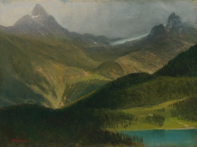 Paysage montagneux - Albert Bierstadt